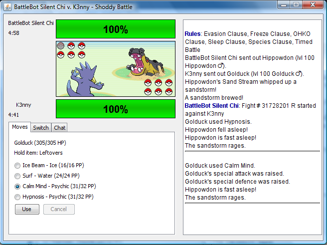 Shoddy Battle und NetBattle im Vergleich