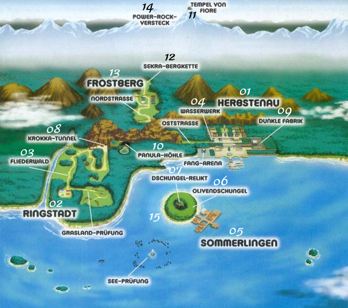 Pokemon Fiore Map