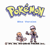 Startbild Pokémon Blau