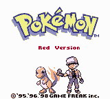 Startbild Pokémon Rot