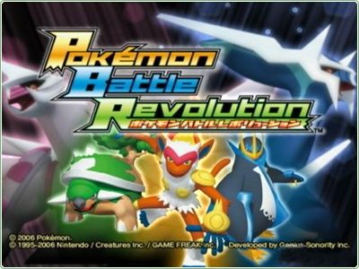 Startbildschirm Pokémon Pokémon Battle Revolution