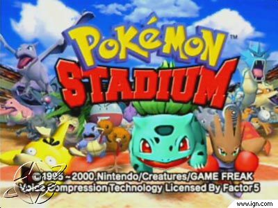Startbild Pokémon Stadium